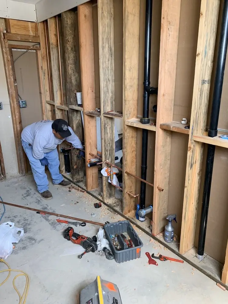 Commercial rough-in plumbing for Water Heater Replacement in Owasso